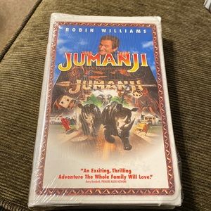 Jumanji VHS movie. Excellent condition.